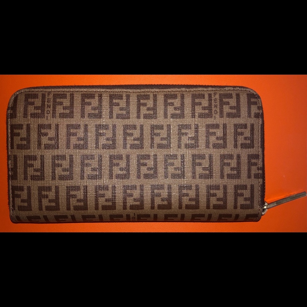 Fendi Zip Around Wallet